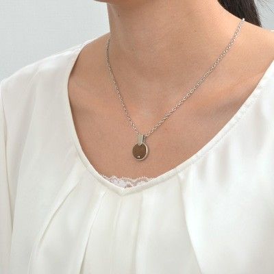 ステンレスペアネックレス