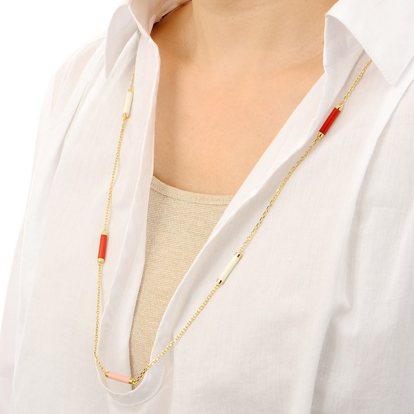 シルバーネックレス