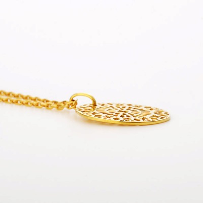 シルバーネックレス