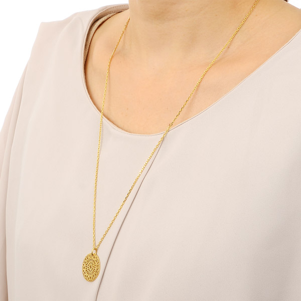 シルバーネックレス