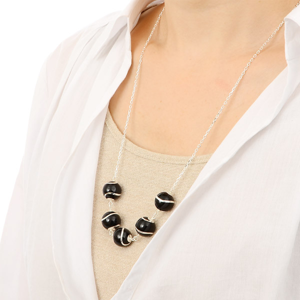 シルバーネックレス