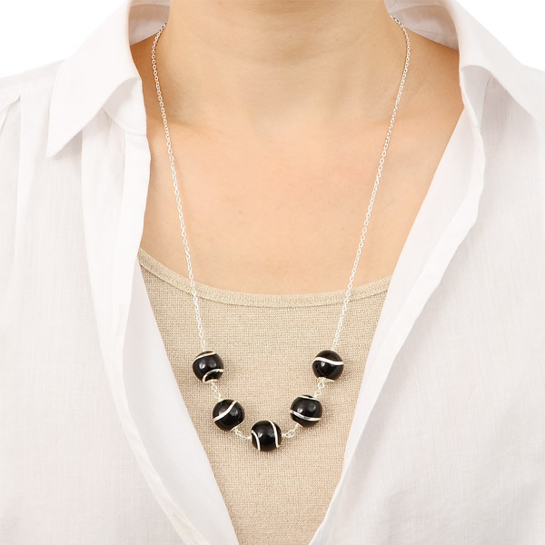 シルバーネックレス