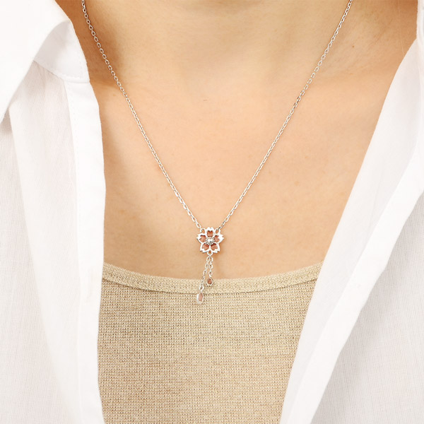 シルバーネックレス&シルバーピアスセット