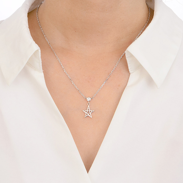 シルバーネックレス