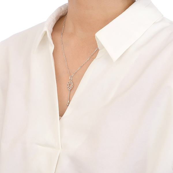 シルバーネックレス