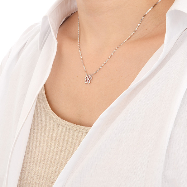 シルバーネックレス