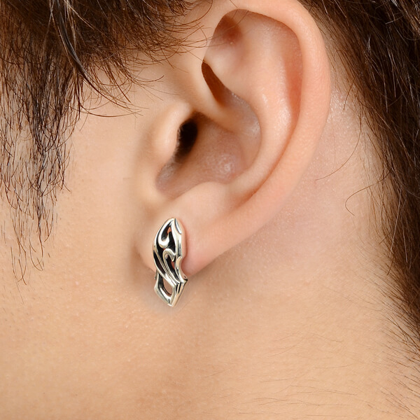 シルバーピアス(片耳用)