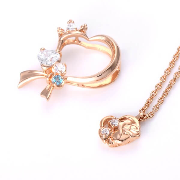 ディズニープリンセス2WAYネックレス