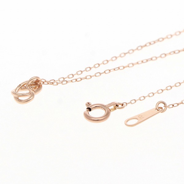 ピンクゴールドネックレス