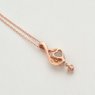 ピンクゴールドネックレス