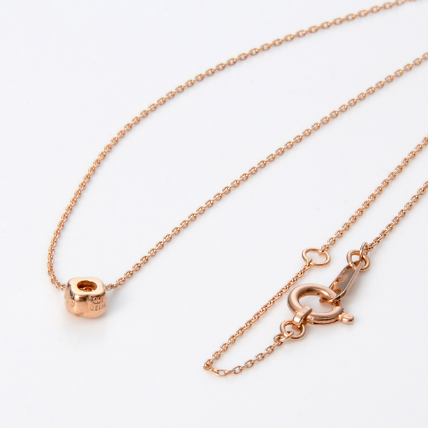 ピンクゴールドネックレス