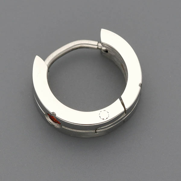 ステンレスフープピアス(片耳用)
