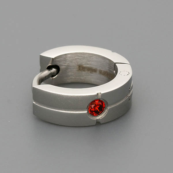 ステンレスフープピアス(片耳用)