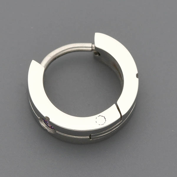 ステンレスフープピアス(片耳用)