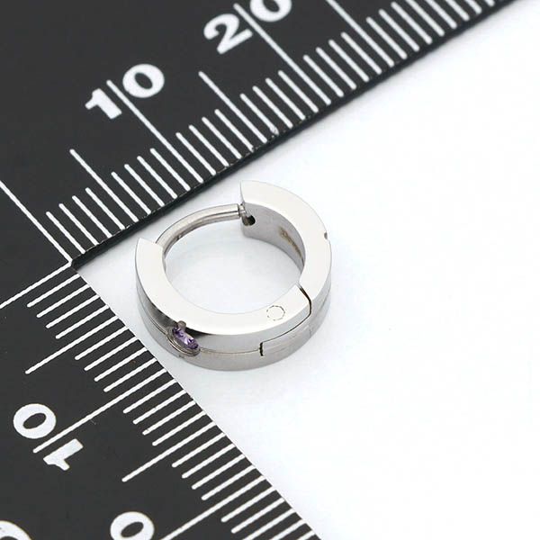 ステンレスフープピアス(片耳用)