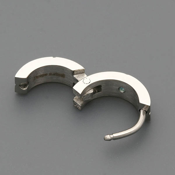 ステンレスフープピアス(片耳用)