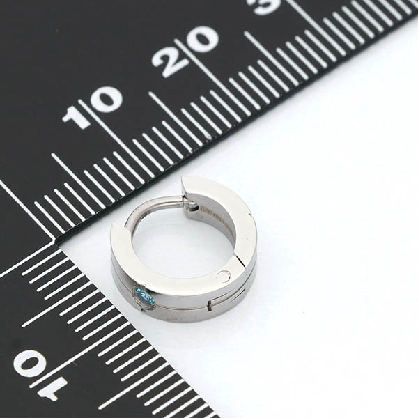 ステンレスフープピアス(片耳用)