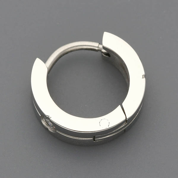 ステンレスフープピアス(片耳用)