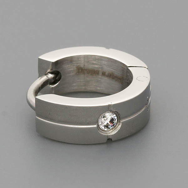 ステンレスフープピアス(片耳用)