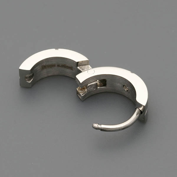 ステンレスフープピアス(片耳用)