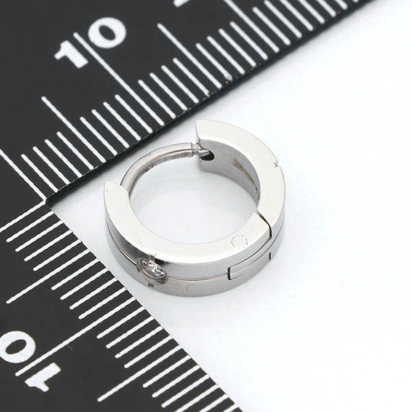 ステンレスフープピアス(片耳用)