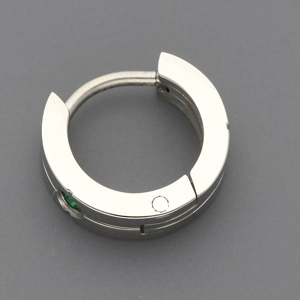 ステンレスフープピアス(片耳用)