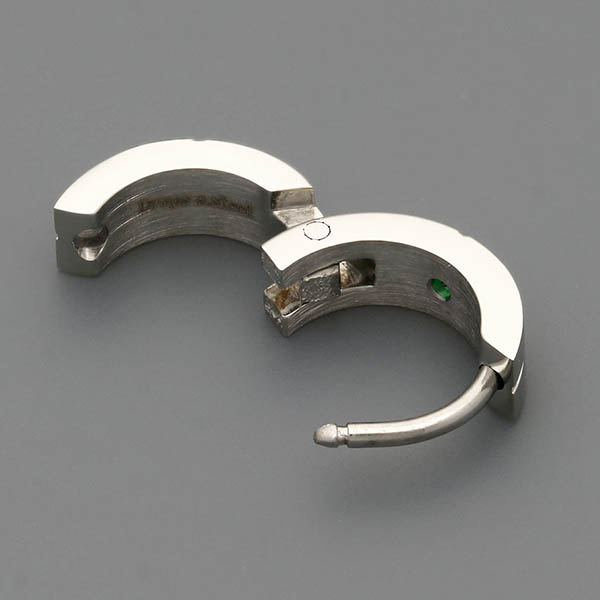 ステンレスフープピアス(片耳用)