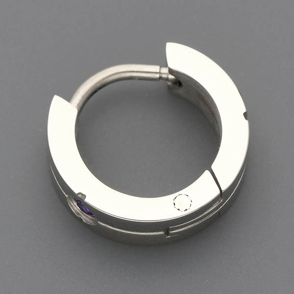 ステンレスフープピアス(片耳用)