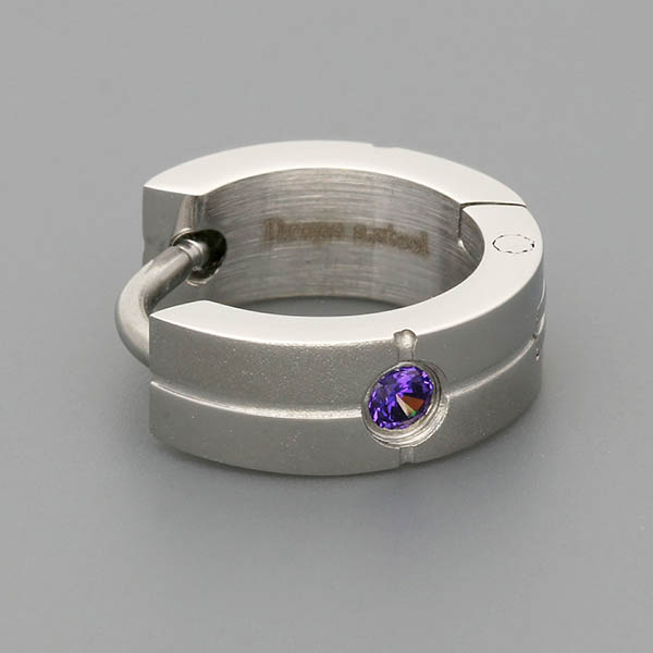 ステンレスフープピアス(片耳用)