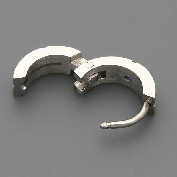 ステンレスフープピアス(片耳用)