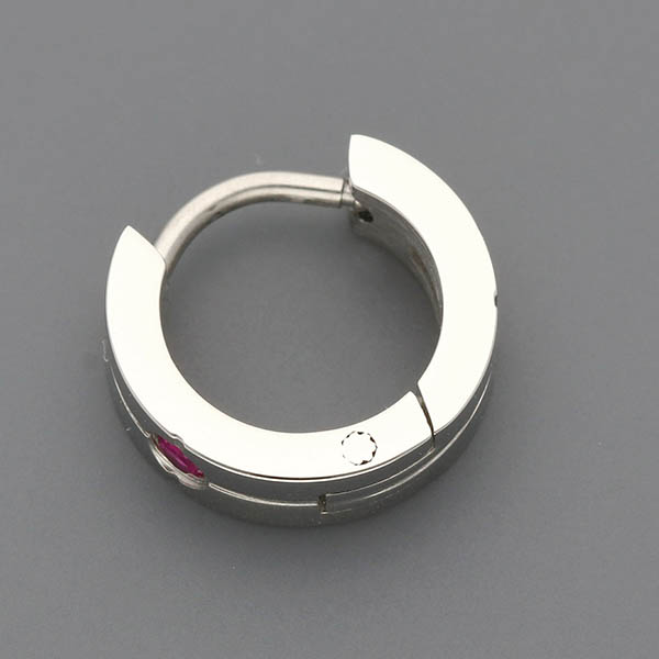 ステンレスフープピアス(片耳用)