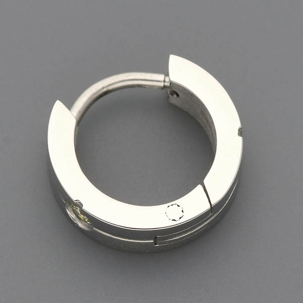 ステンレスフープピアス(片耳用)