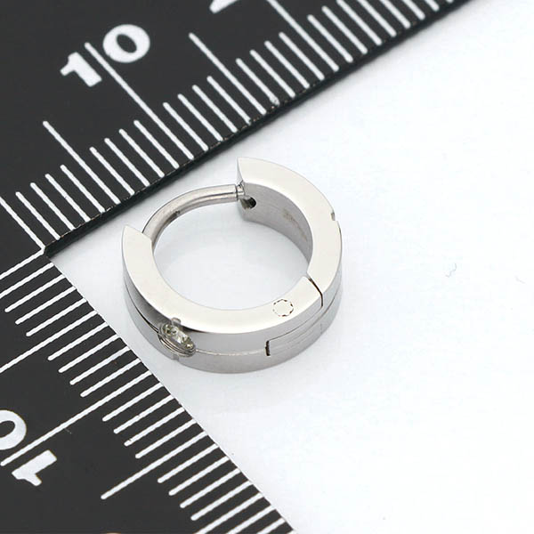 ステンレスフープピアス(片耳用)