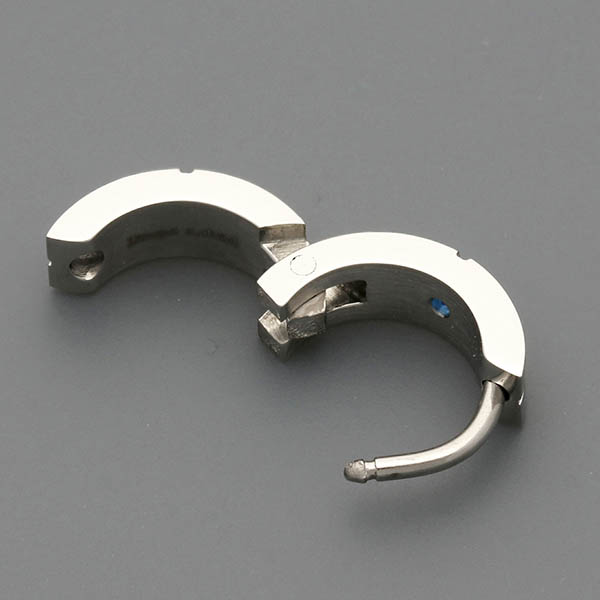 ステンレスフープピアス(片耳用)