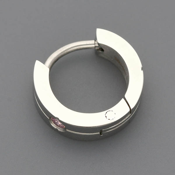 ステンレスフープピアス(片耳用)