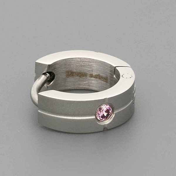 ステンレスフープピアス(片耳用)