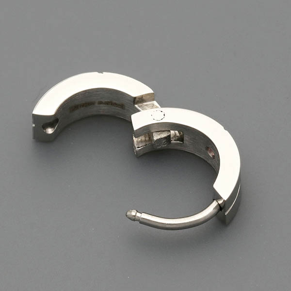 ステンレスフープピアス(片耳用)