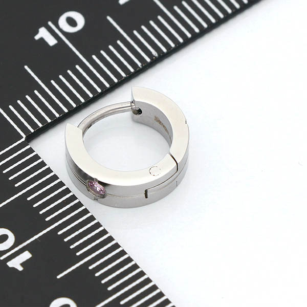 ステンレスフープピアス(片耳用)