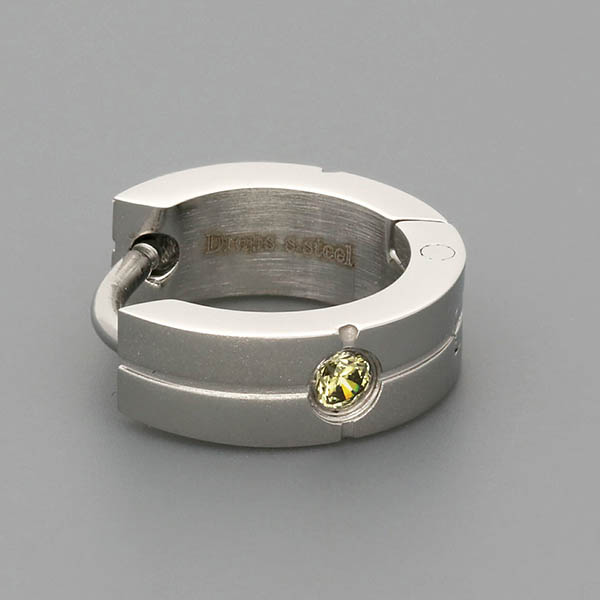 ステンレスフープピアス(片耳用)