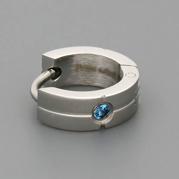 ステンレスフープピアス(片耳用)