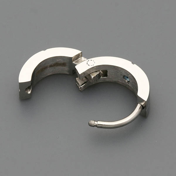 ステンレスフープピアス(片耳用)