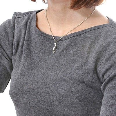 シルバーペアネックレス