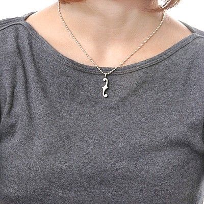 シルバーペアネックレス