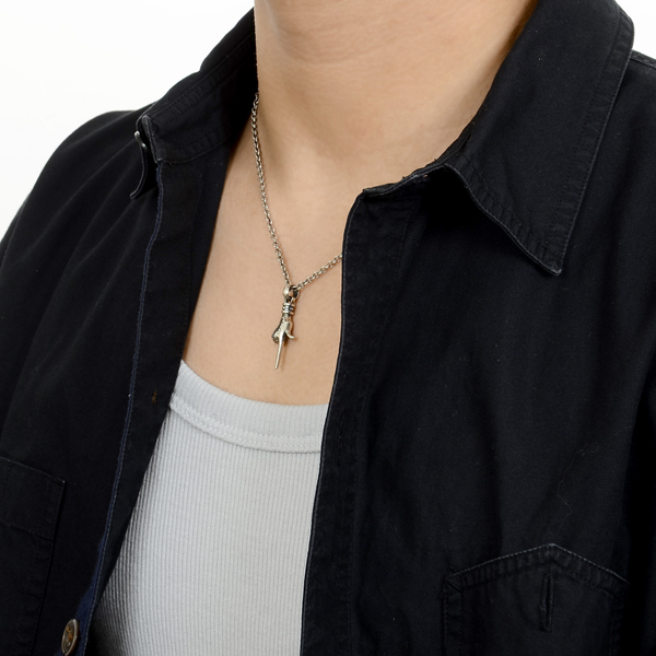 シルバーネックレス