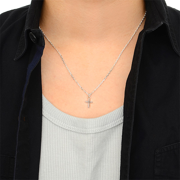 シルバーネックレス