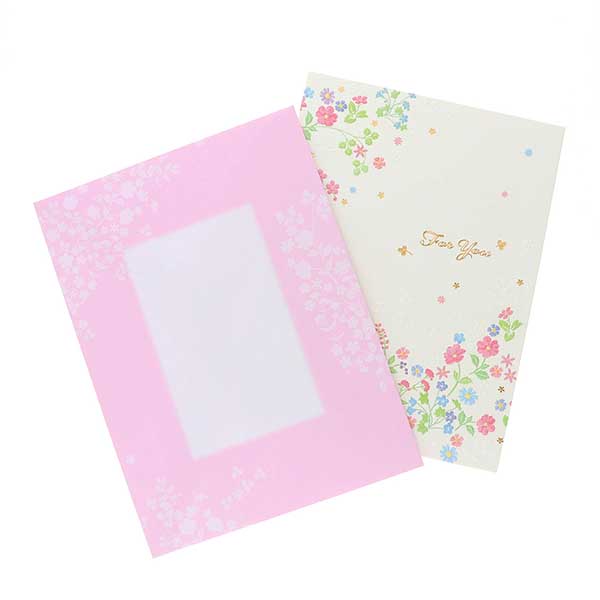 メッセージカード　多目的(シャイニーフラワー)