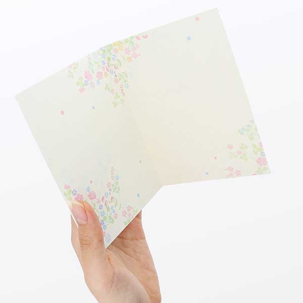 メッセージカード　多目的(シャイニーフラワー)