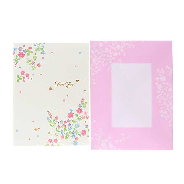 メッセージカード　多目的(シャイニーフラワー)