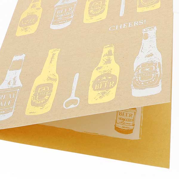 メッセージカード　誕生日(ビール)