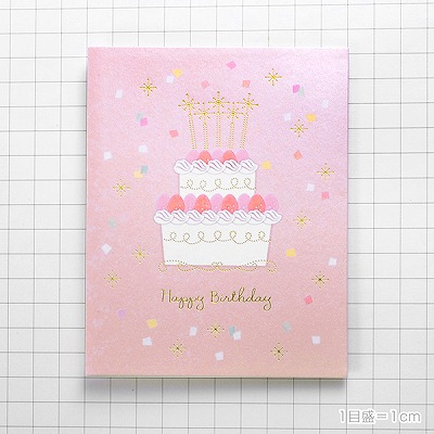 メッセージカード　誕生日(SWバースデーケーキ)